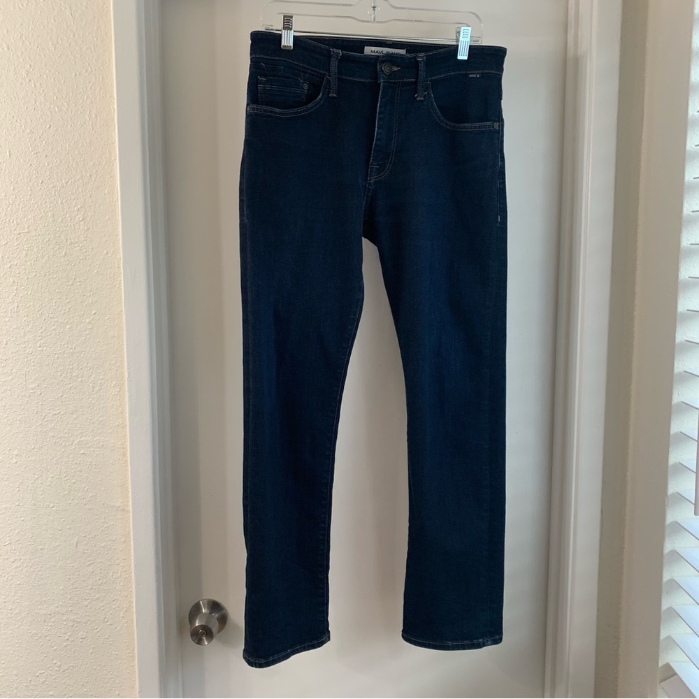 Mavi Women’s Dark Blue Zach Straight Leg Jeans – Size 32